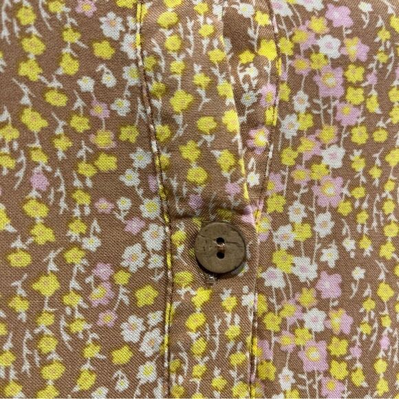 Girl Floral Sleeveless Dress with straps size large - Picture 3 of 11